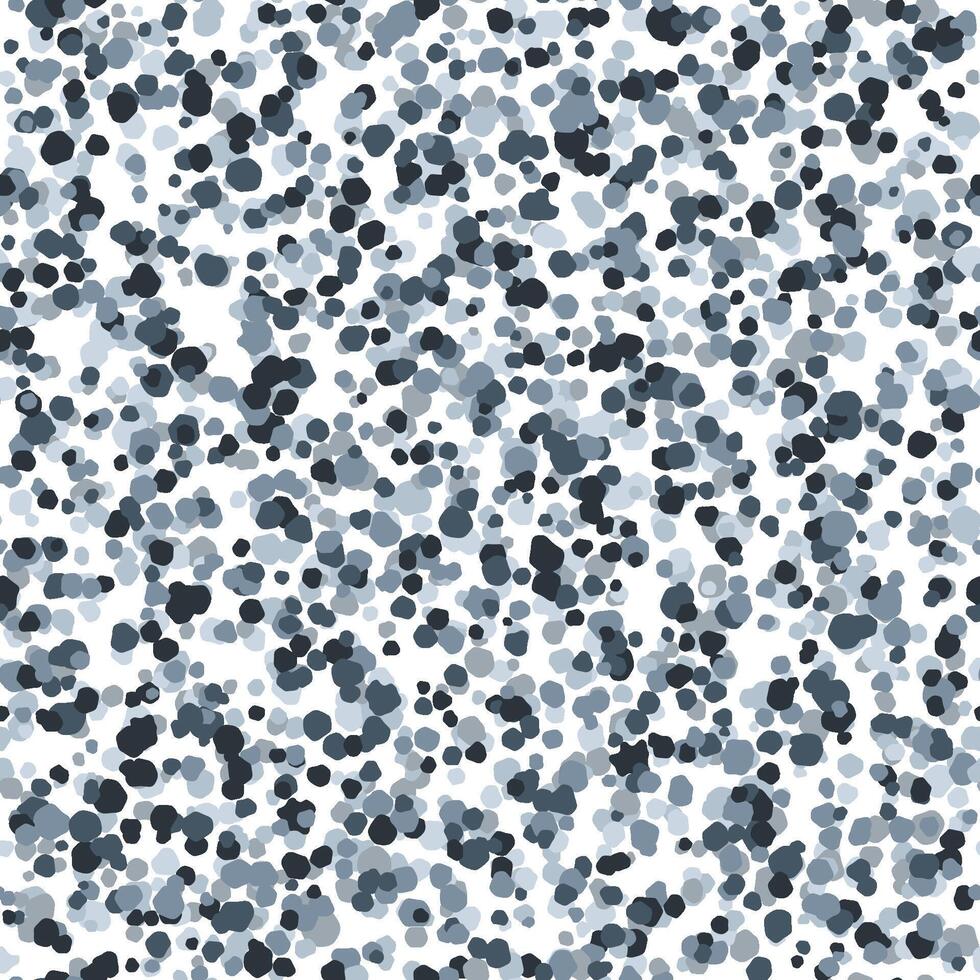Seamless gravel texture. Repeating small stones surface background. Random pebble wallpaper. Grunge grain spots repeated effect. Speckles, particles, splashes and drops backdrop vector