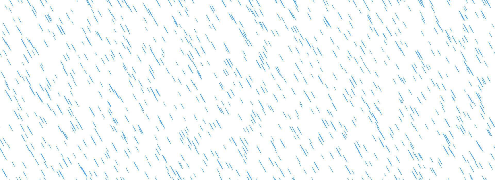 Diagonal falling rain seamless pattern. Pouring rain texture. Repeating tiny water drops background. Vertical downpour backdrop. Sleet, hail or snow precipitation wallpaper. Bad weather season. vector