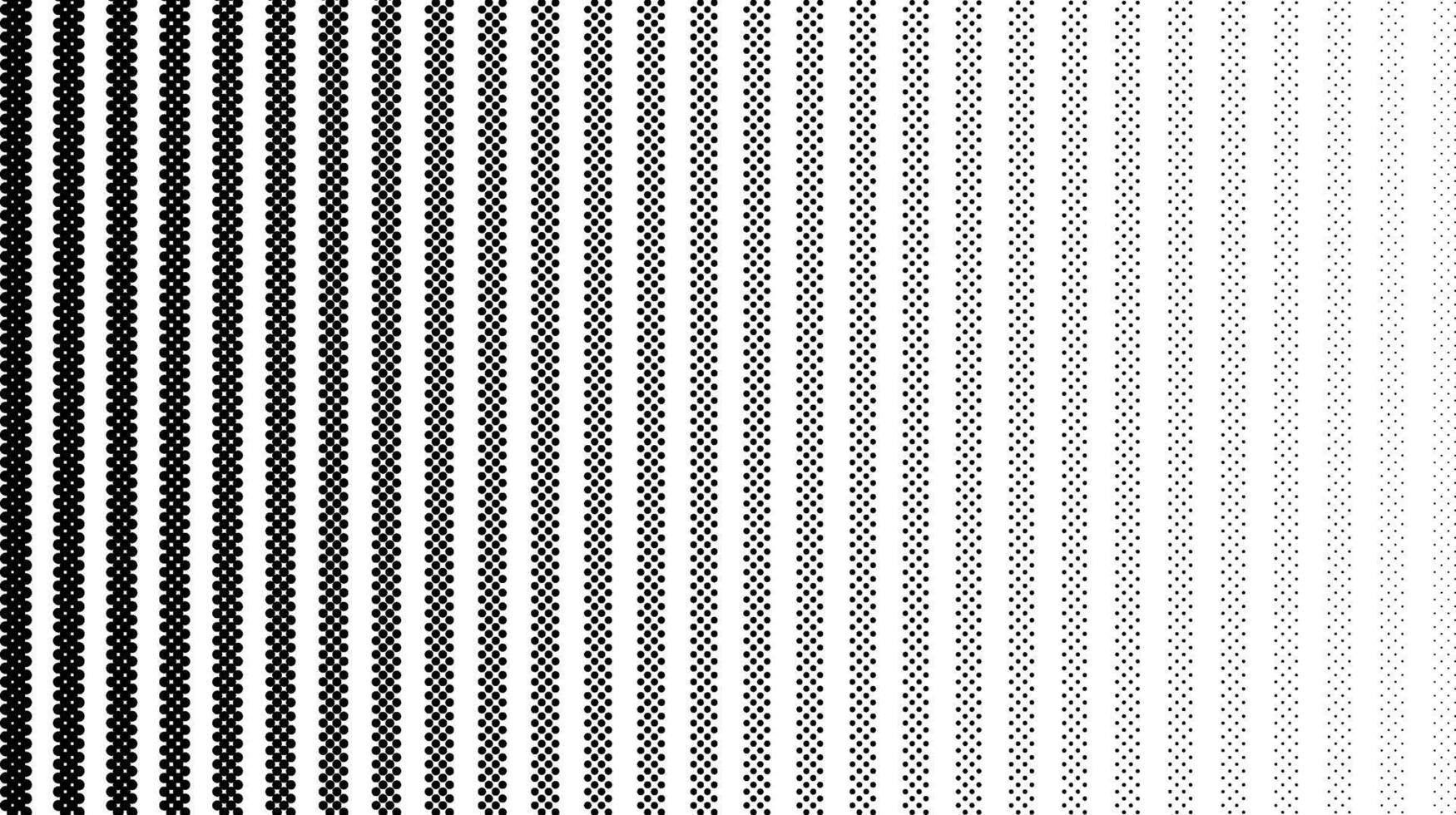 Dotted fading lines pattern. Black and white vanishing stipple background. Vertical dots stripes wallpaper. Abstract minimalistic texture. Monochrome vecto vector