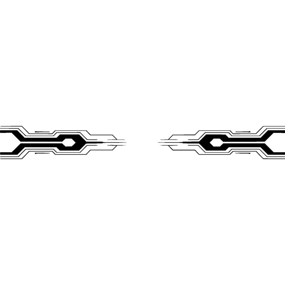 Abstract Tech Element On Gray Background Futuristic Circuitry vector