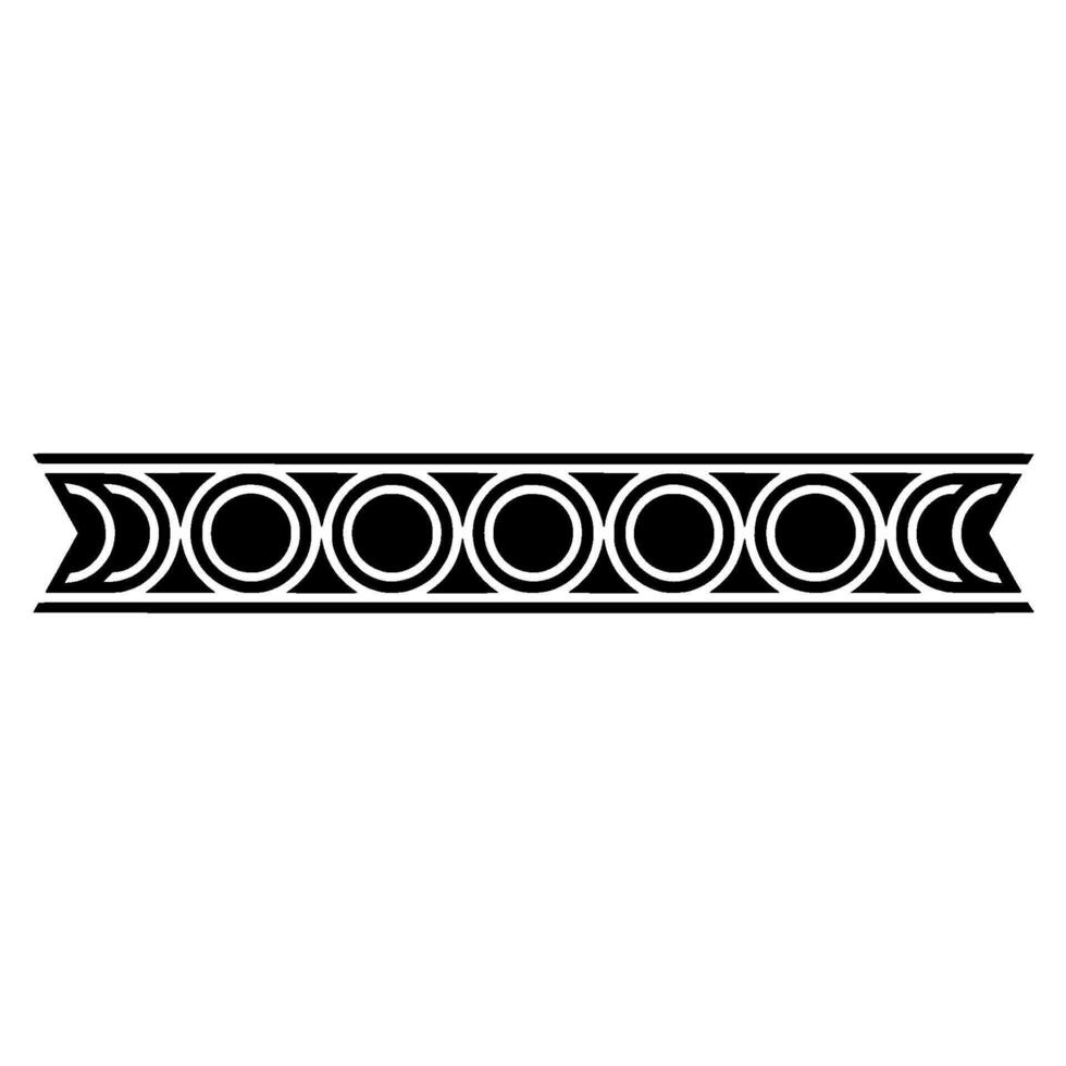 Minimalist Geometric Banner Black Circles On White, Modern vector