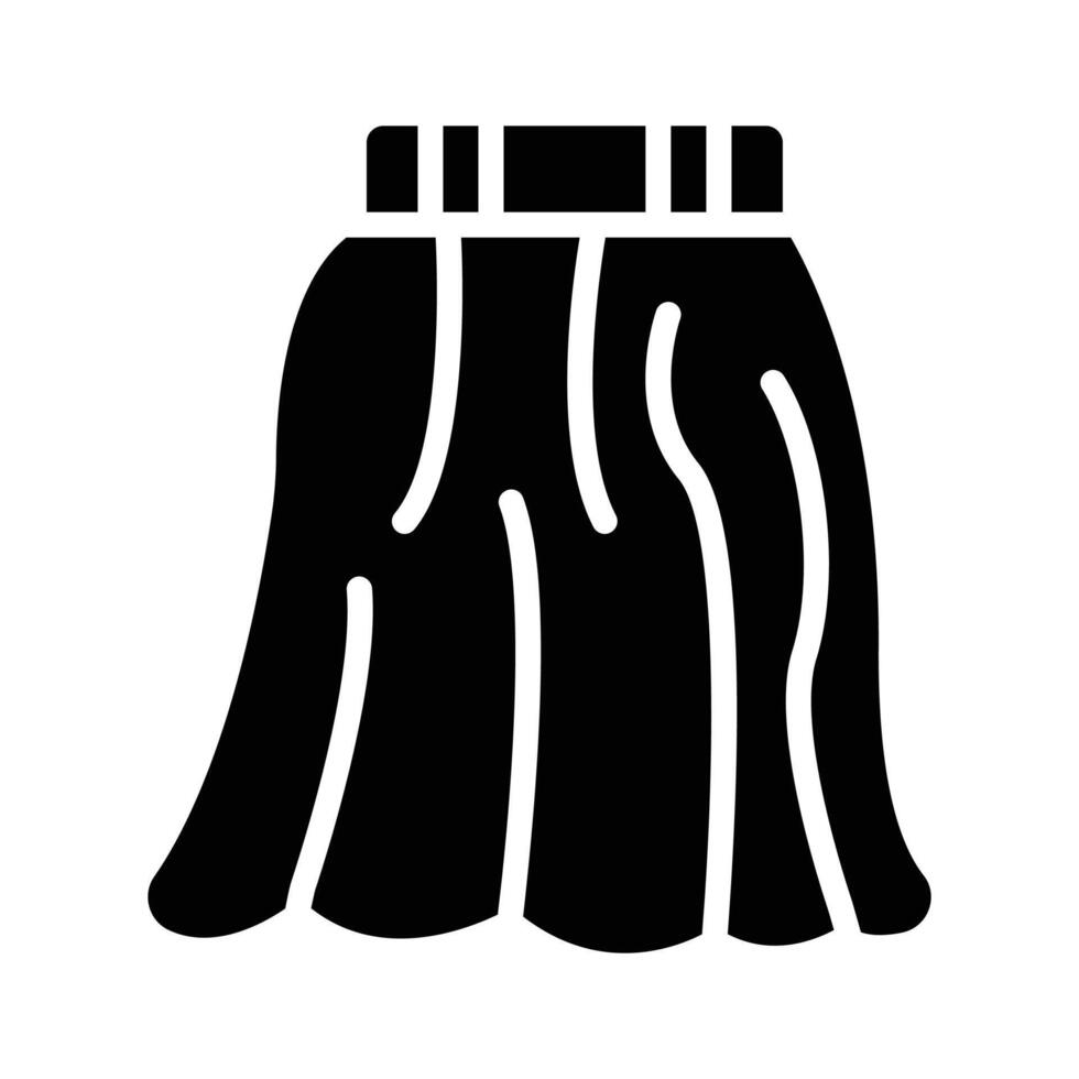 Get yours hands on this latest skirt glyph icon, vector