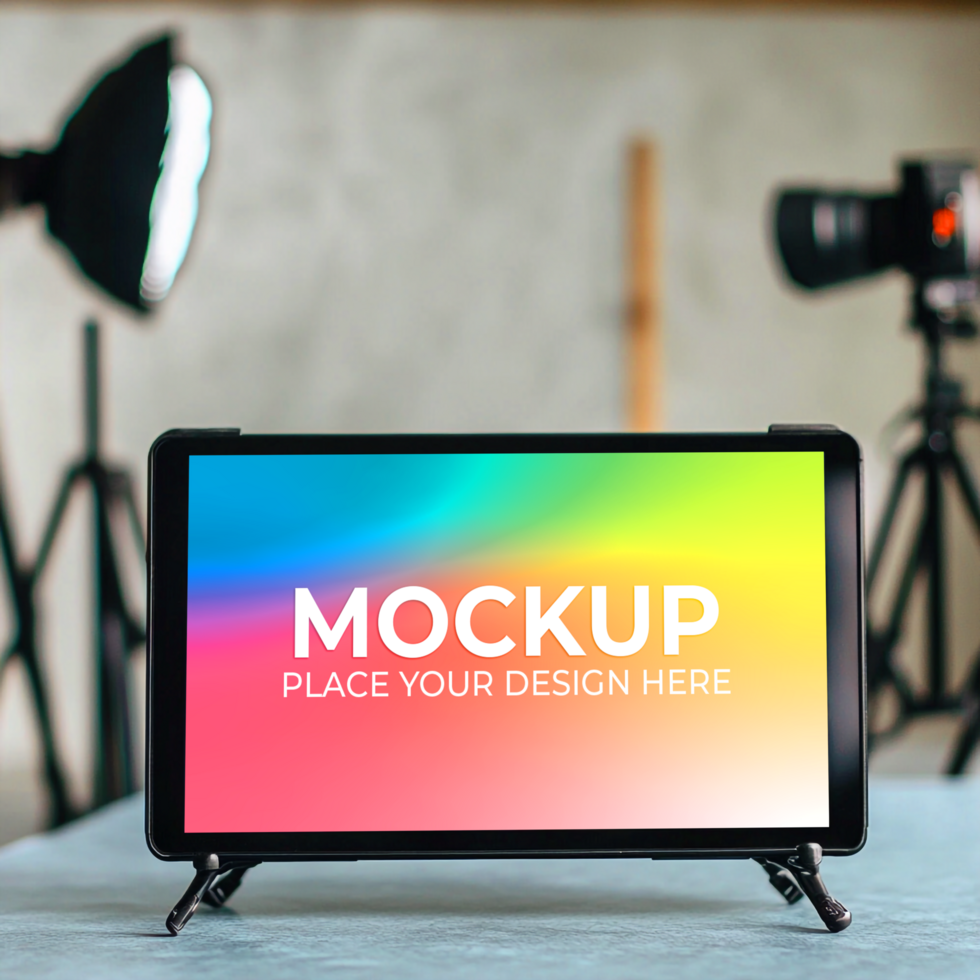 TV Mockup Realistic Screen Presentation for Design Projects psd
