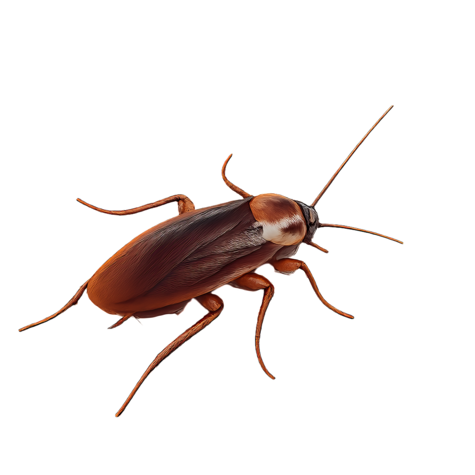 Realistic Cockroach with Detailed Texture and Anatomy Features png