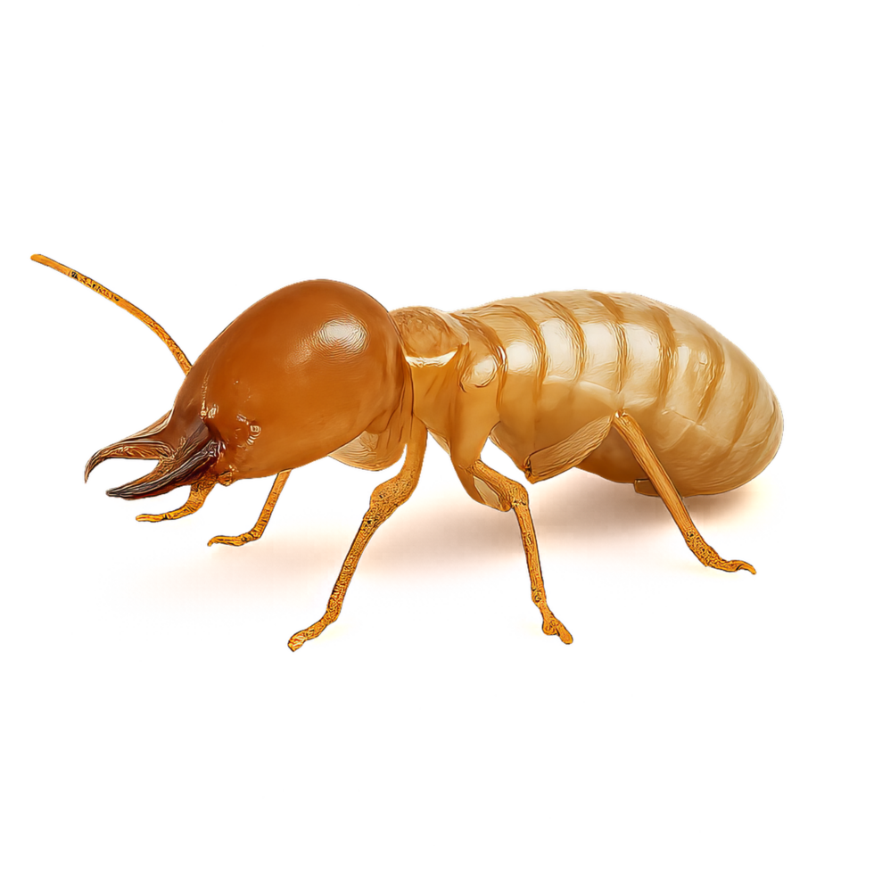 Transparent Background Image of a Termite with Simple Composition png