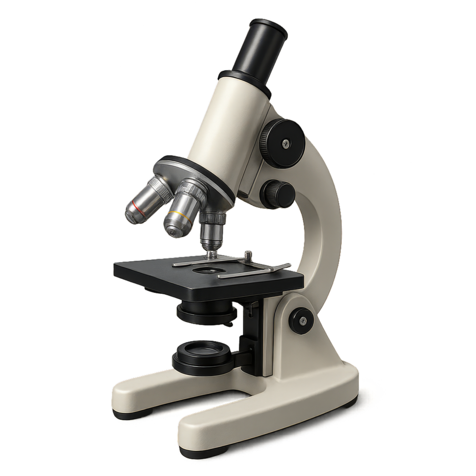 Microscope for Biology Class with Clear Optics and Simple Design png
