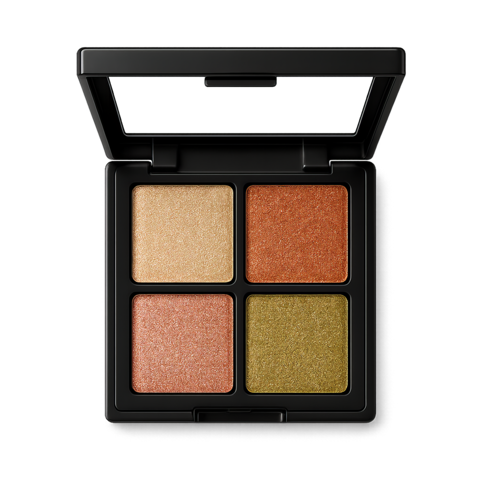 Elegant Shimmering Eyeshadow Palette for Vibrant Eye Makeup Looks png