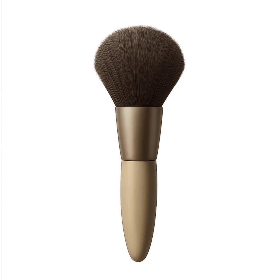 3D Render of a Simple Makeup Brush for Beauty and Cosmetic Use png