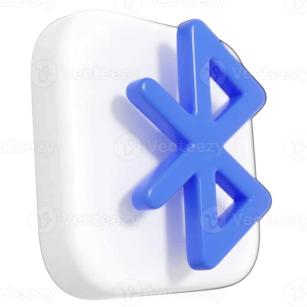 A bluetooth icon isolated on transparent background png