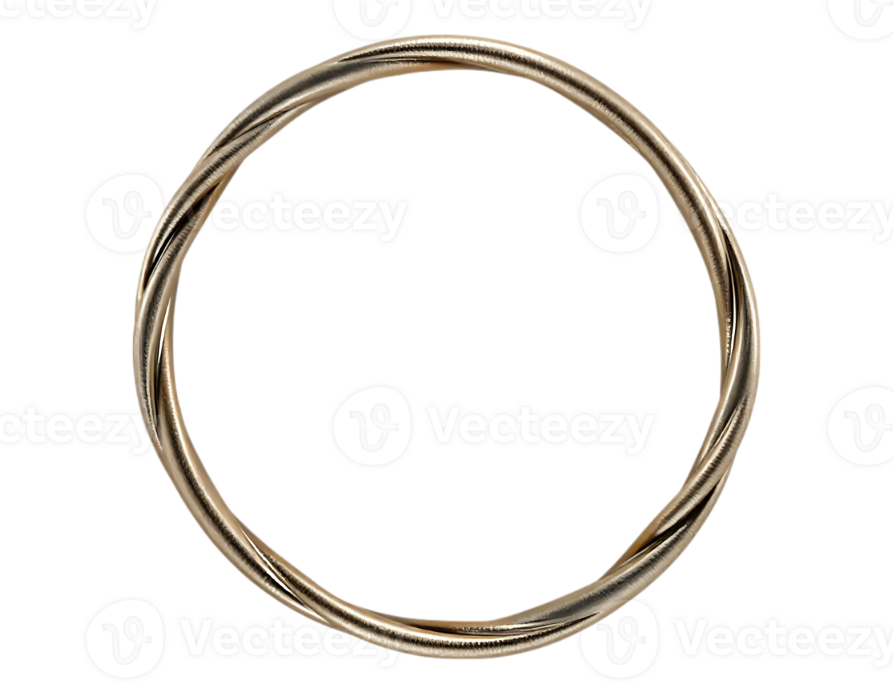Elegant Twisted Gold Ring png