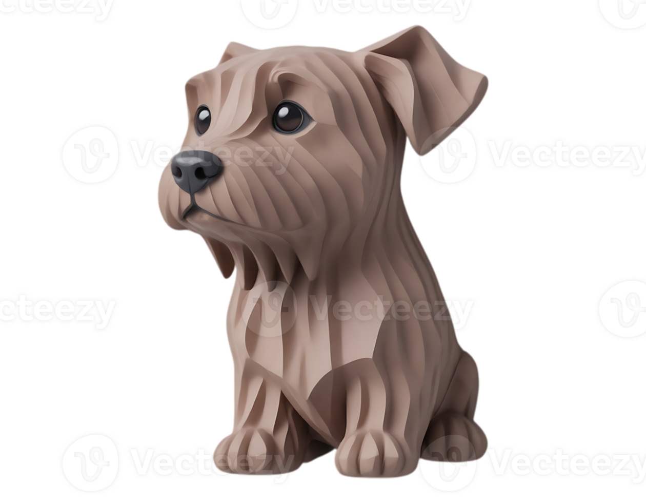Cartoon Dog Figurine png