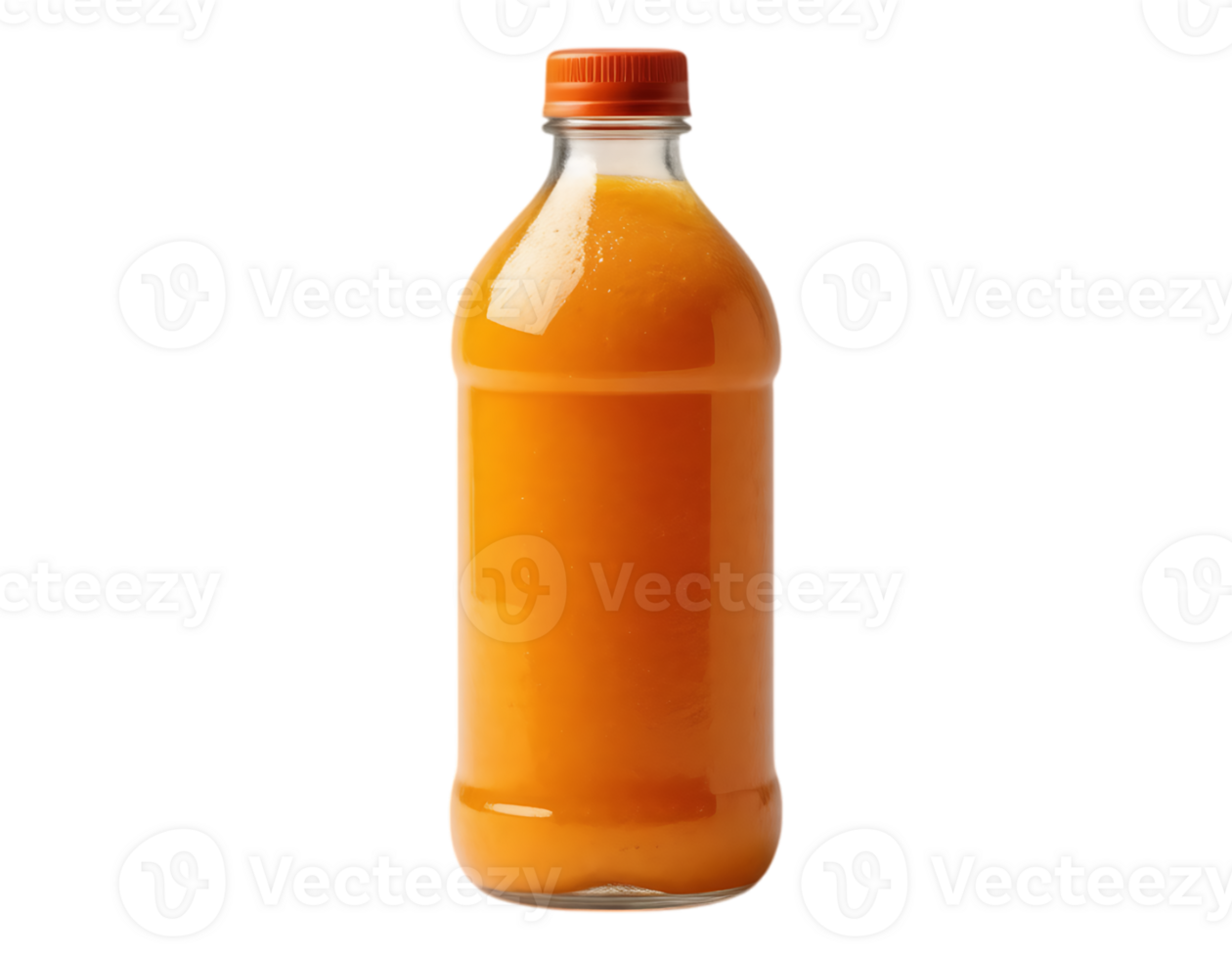 Orange Juice Bottle Isolated on Transparent Background png