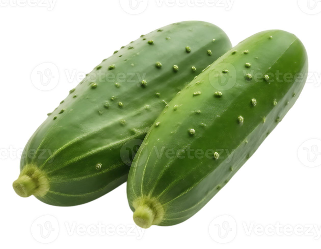 Two Fresh Green Cucumbers png