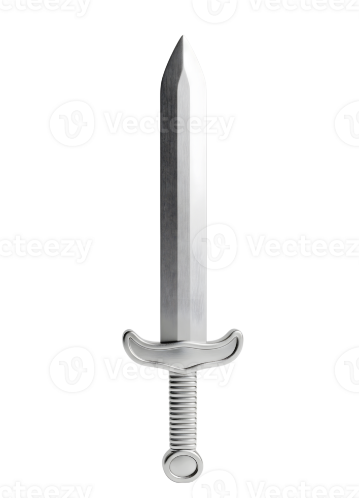 Sword minimalist 3D rendering a soft and smooth renderer png