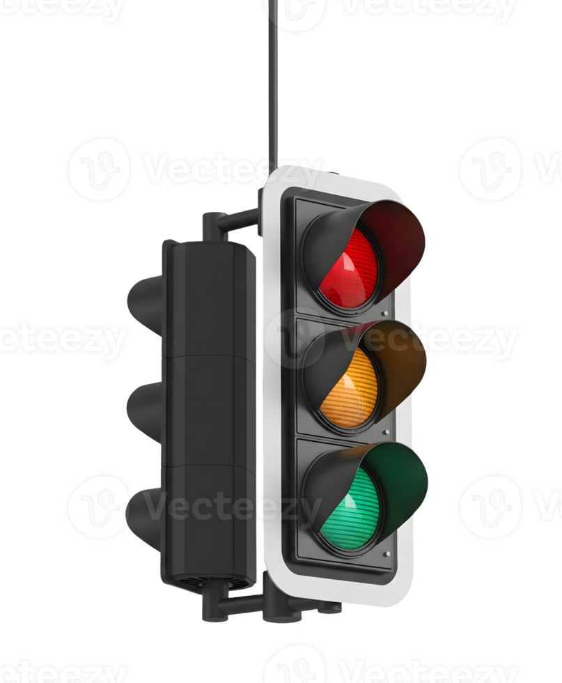 Hanging Traffic Light Minimalist 3D Rendering Soft And Smooth Renderer png