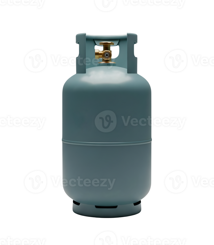 Gas Cylinder Minimalist 3D Rendering Smooth Renderer png