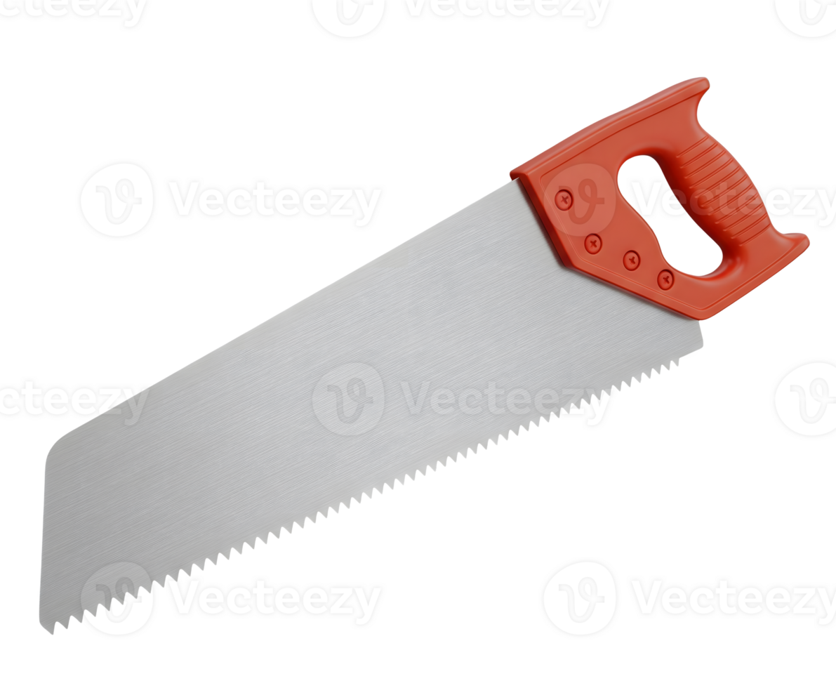 Hand Saw Minimalist 3D Rendering And Smooth Renderer png