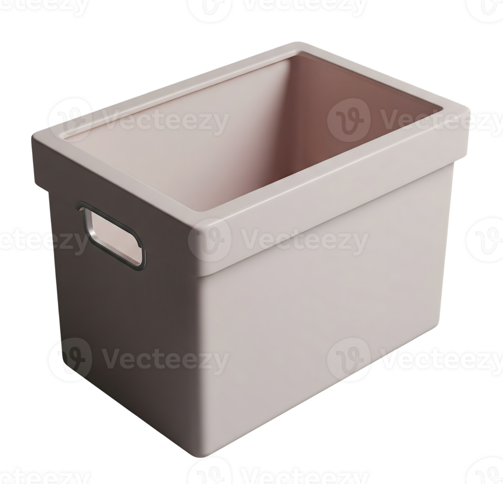 Lager Box minimalistisch 3d Rendern und glatt Renderer png