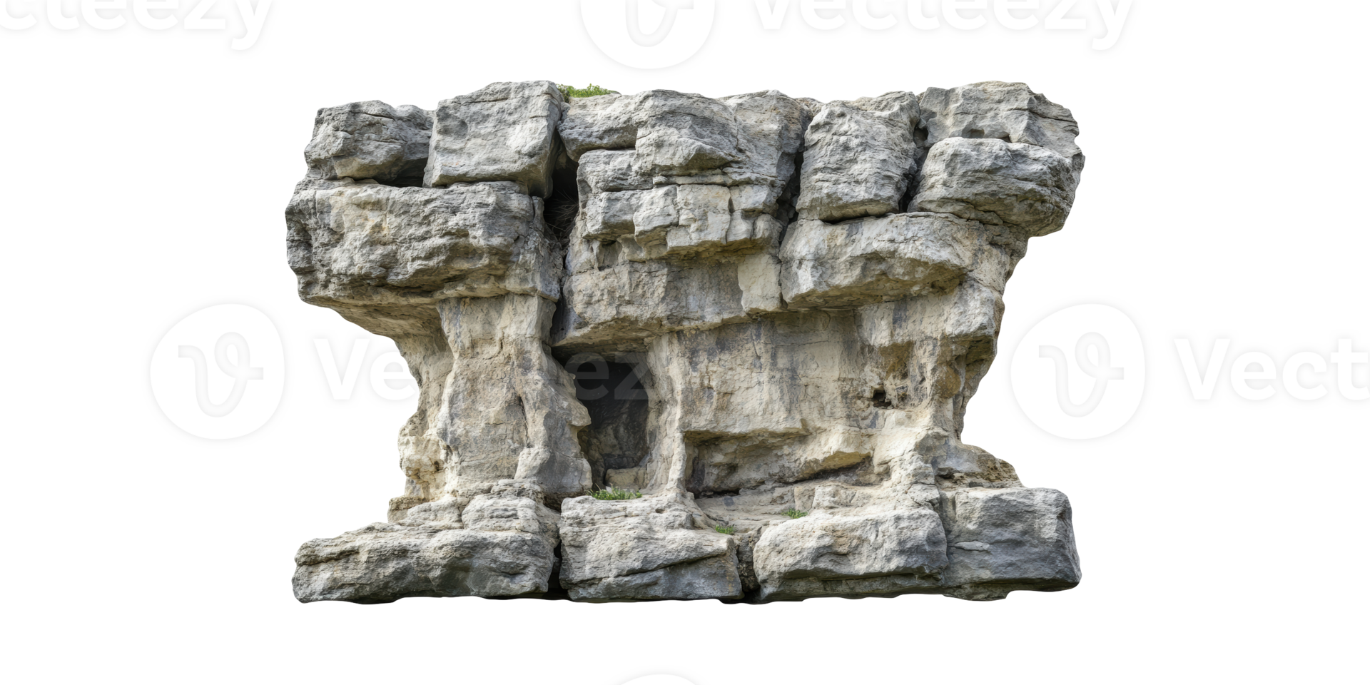 Rock Formation. Natural Geological Structure For Educational And Decorative Use Isolated On Transparent Background png