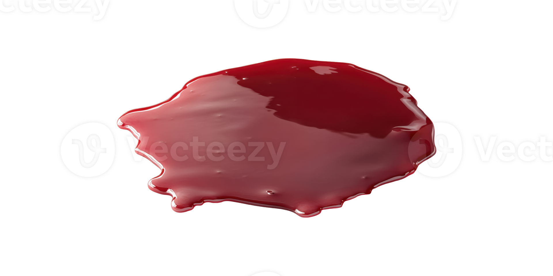 Red Liquid Spill. Symbolizes Mess, Accidents, Or Creative Art Concepts Isolated On Transparent Background png