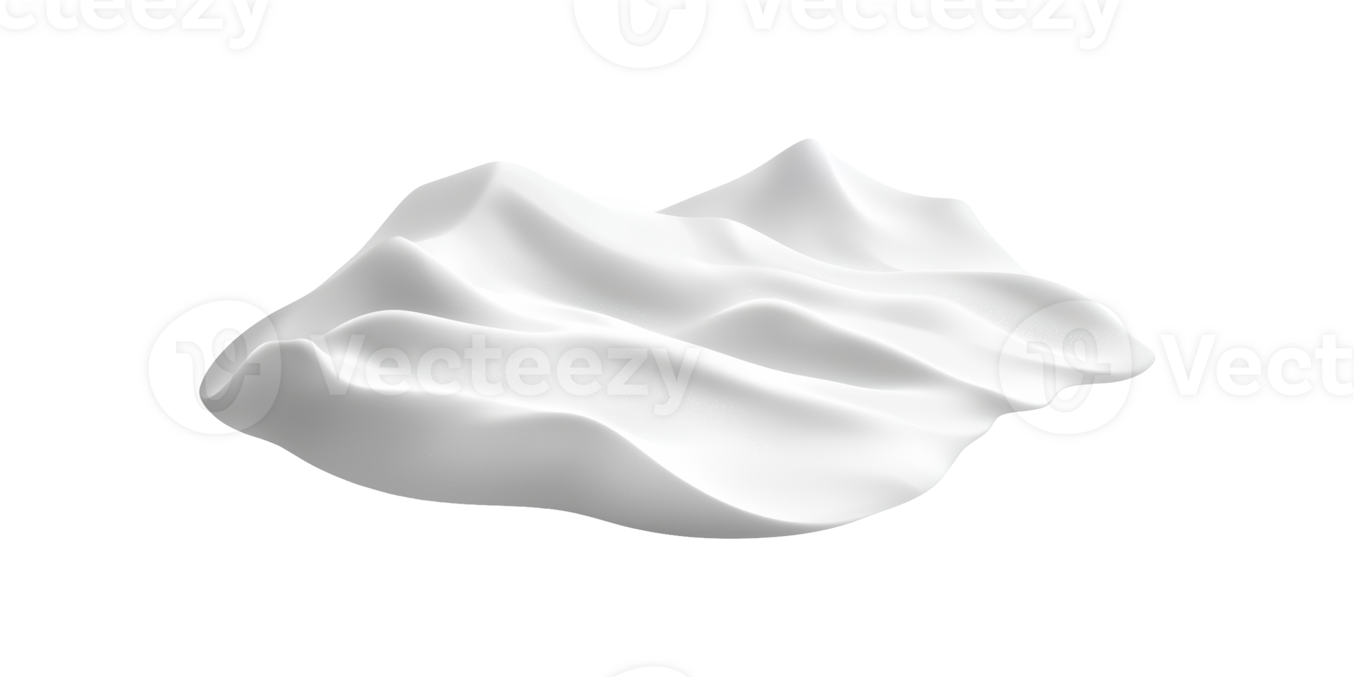 Abstract 3D Waveform Texture. Minimalist Design Element For Backgrounds And Graphics Isolated On Transparent Background png