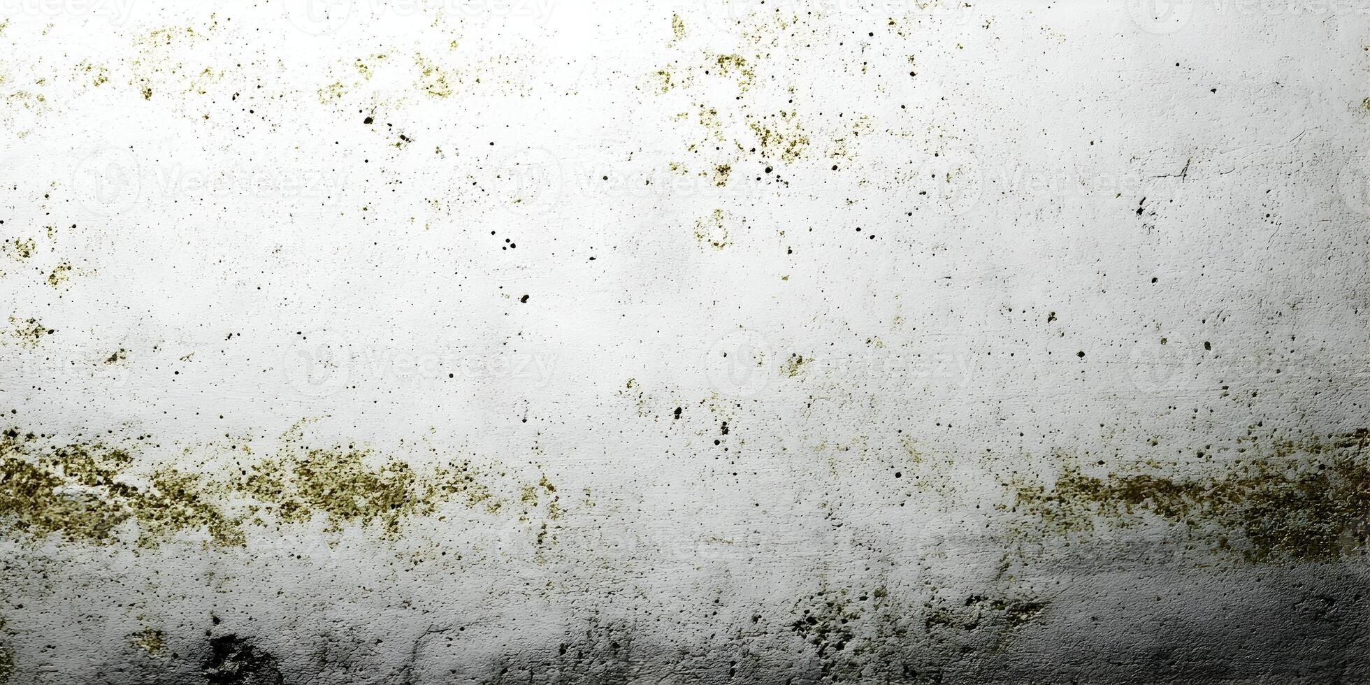 White Grunge Texture Background with Brown Stains and Spots photo