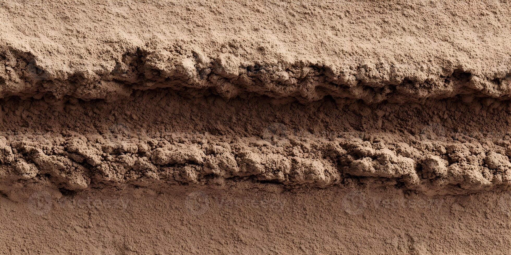 Brown Powder Texture Background Two Horizontal Lines photo