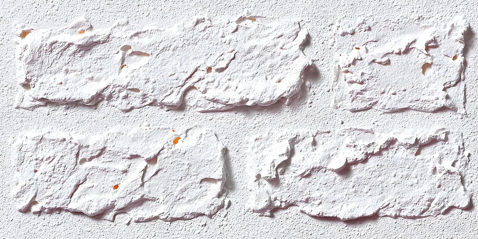 White Textured Wall Seamless Pattern Background Rough Plaster Stucco Surface photo
