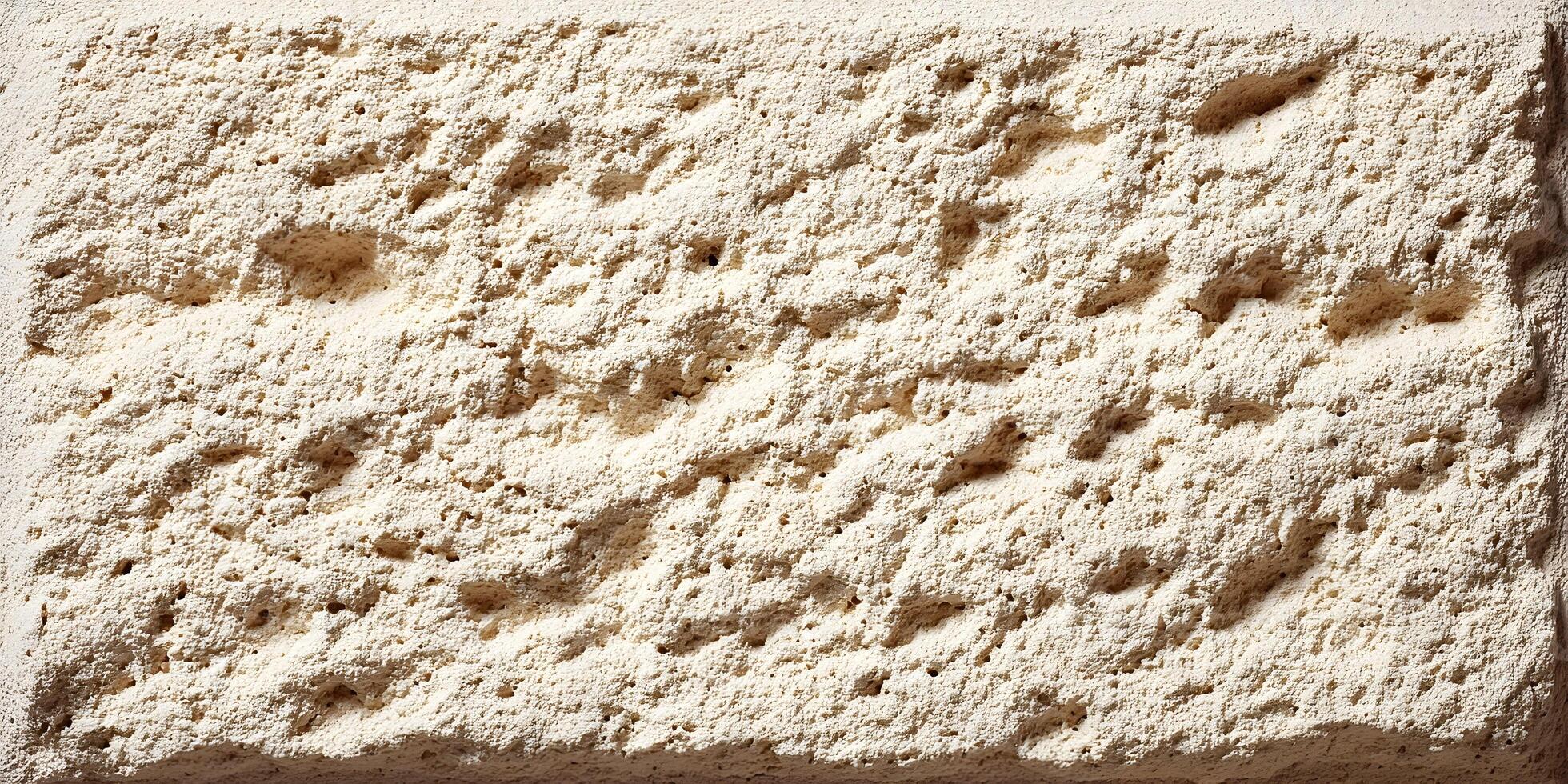 Beige Stone Wall Texture Seamless Pattern Background photo
