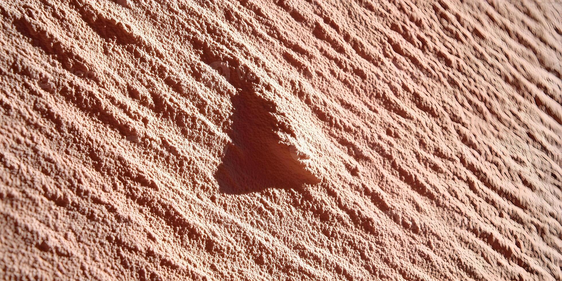 Closeup Pink Textured Wall Surface Rough Uneven Abstract Background photo