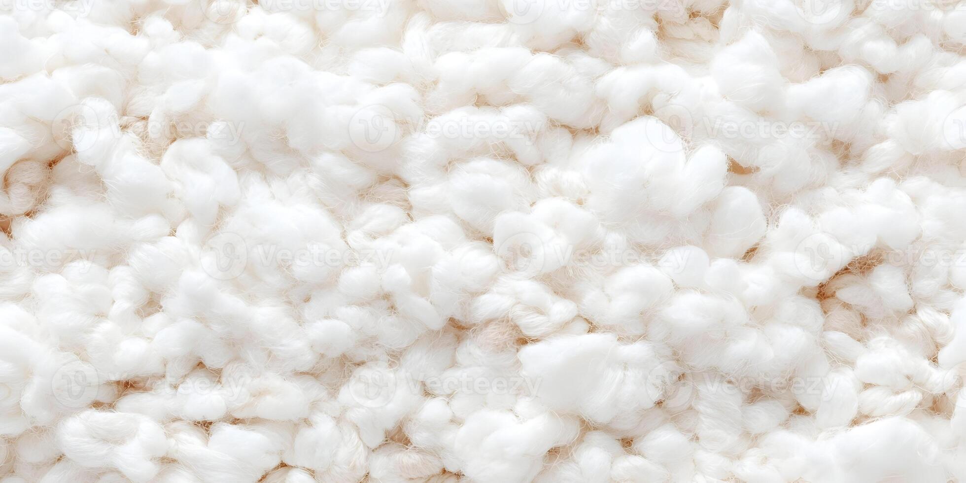 White Fluffy Yarn Texture Close Up Soft Knit Fabric Background photo