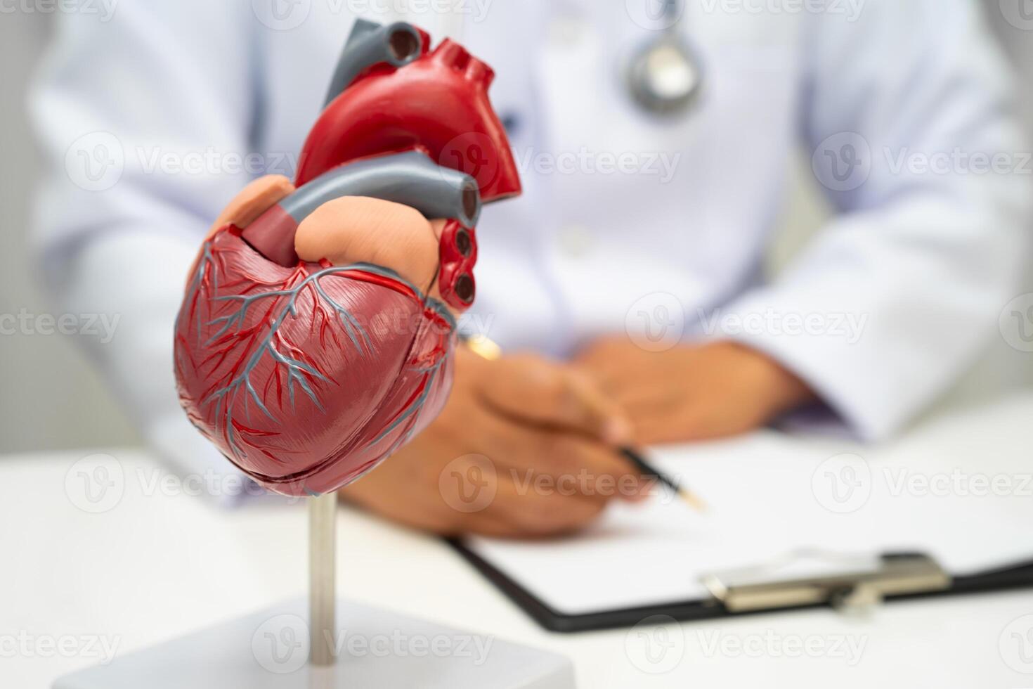 Cardiovascular disease CVD with heart photo