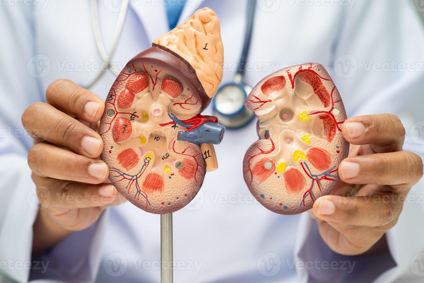 Chronic kidney disease model anatomy photo