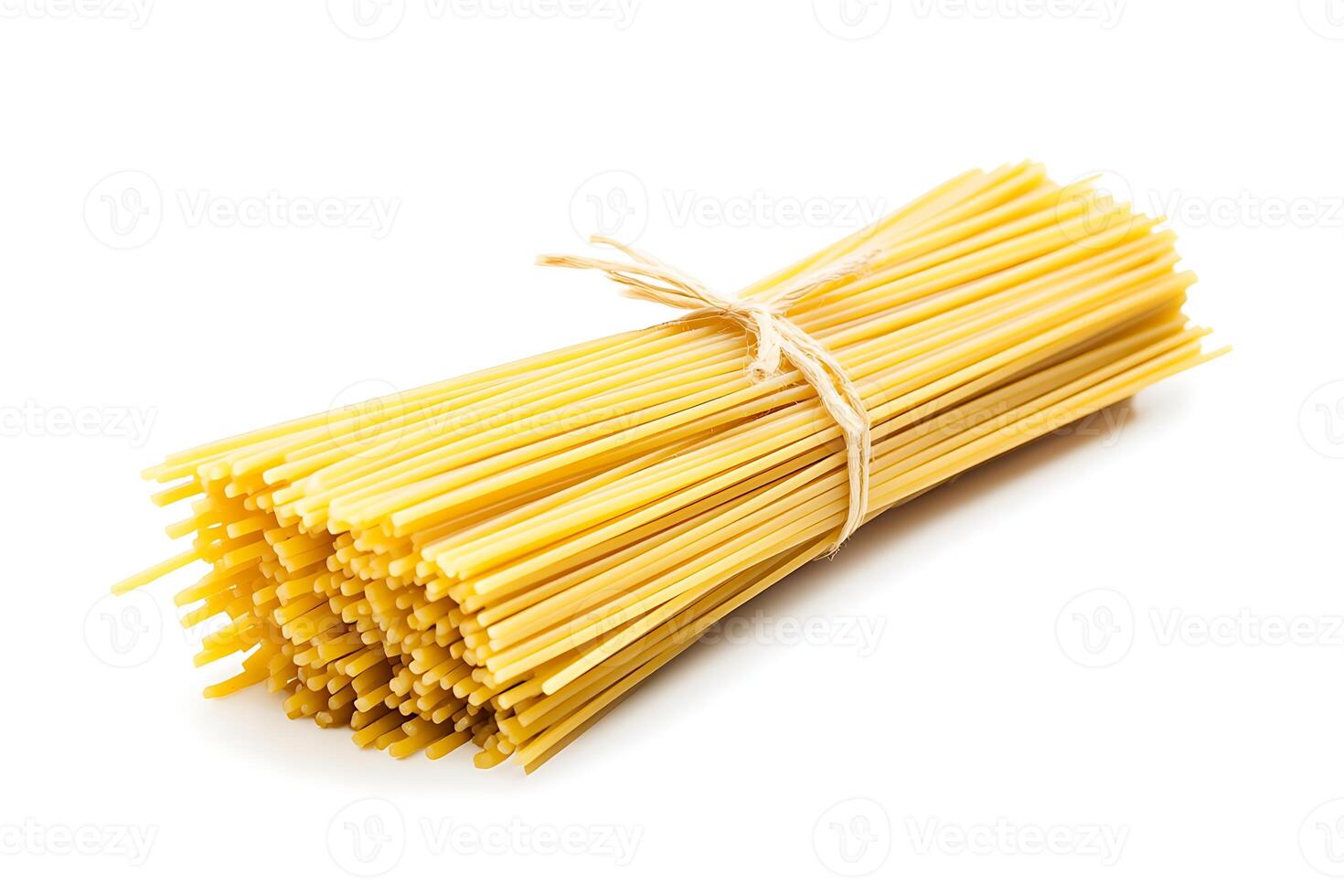 Raw Pasta Noodles Ready to Be Cooked photo