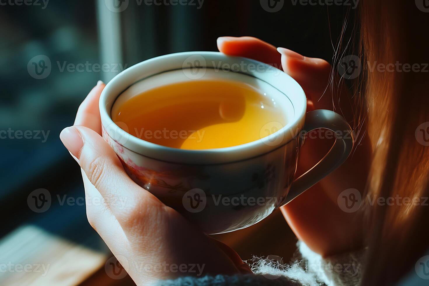 Relaxing Evening with a Hot Cup photo