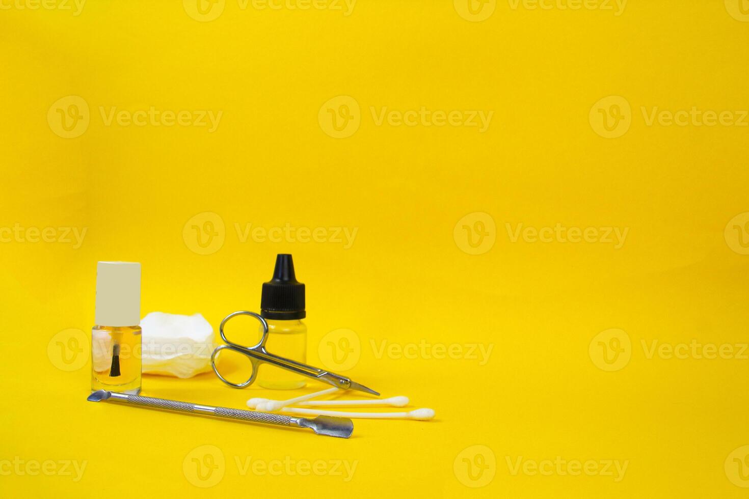 Concept of manicure business, salon. Place for text photo