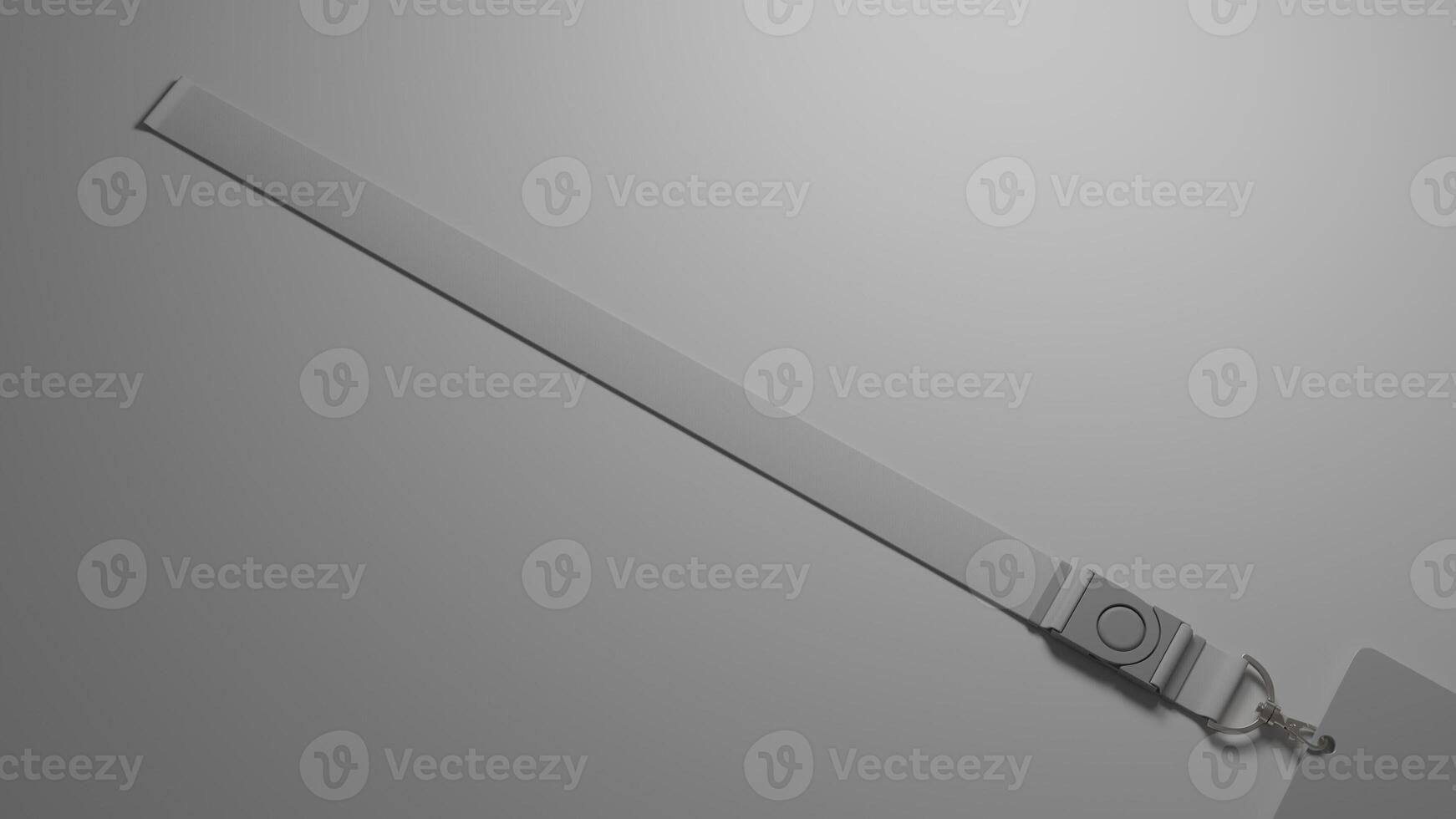 Blank lanyard mockup for graphic design photo
