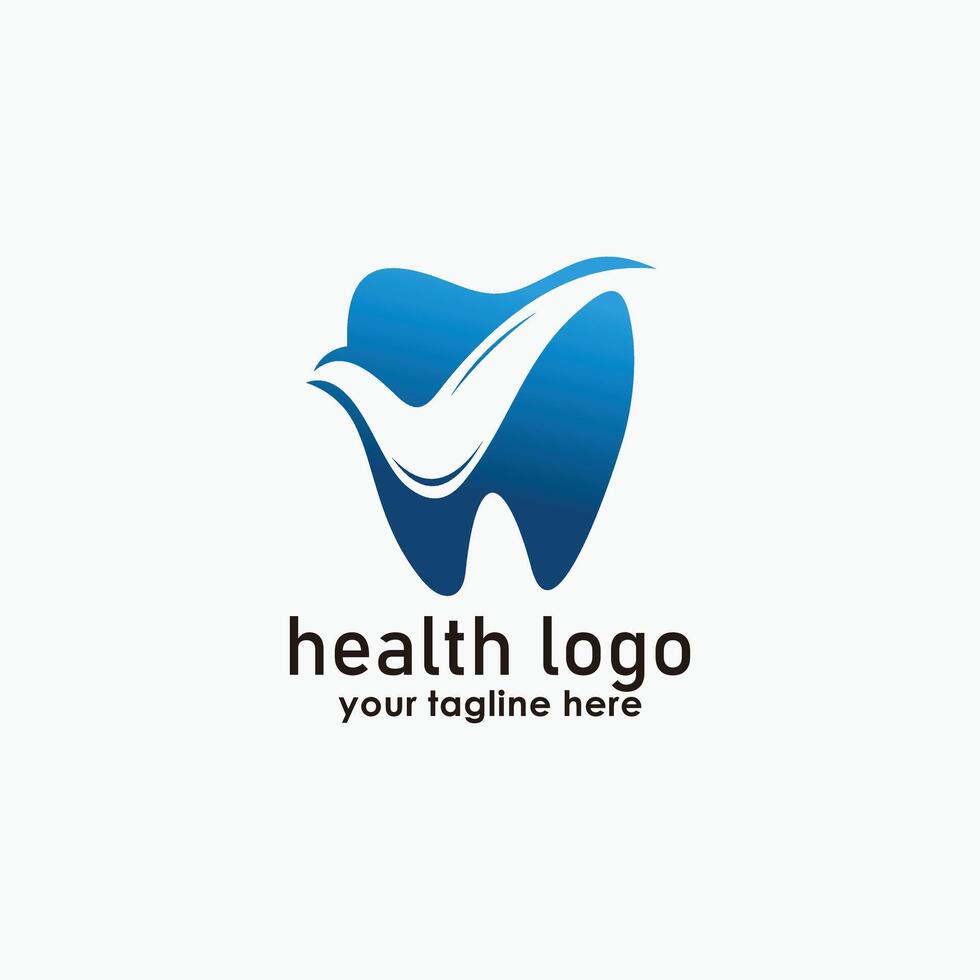 dental check logo template, health care design illustration, medical icon logo vector