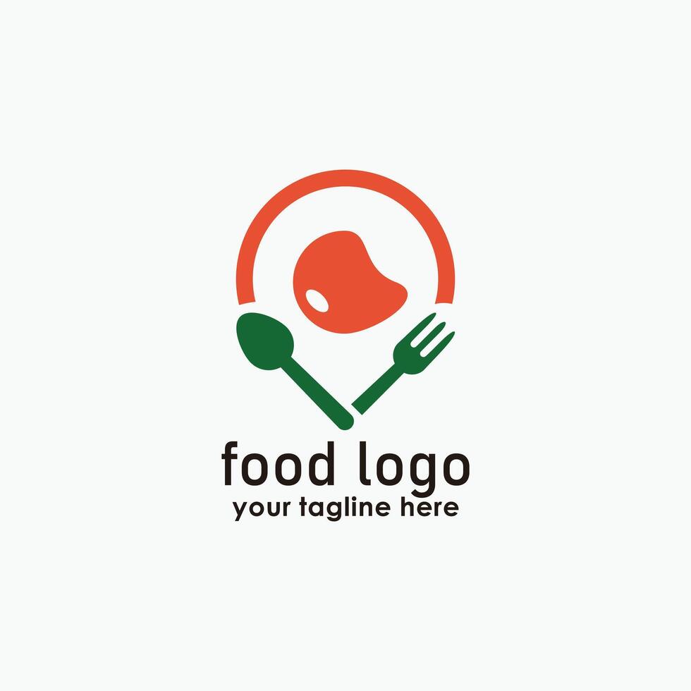 egg and restaurant logo template, food and drink logos, food delivery icon design vector