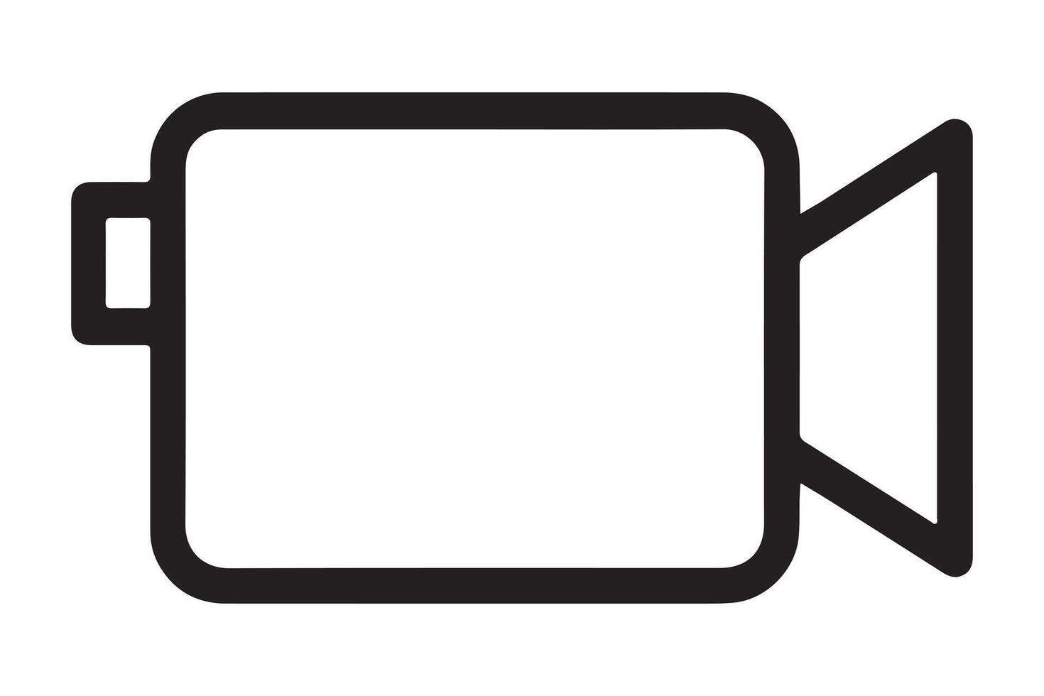 Camera icon isolated on white background vector