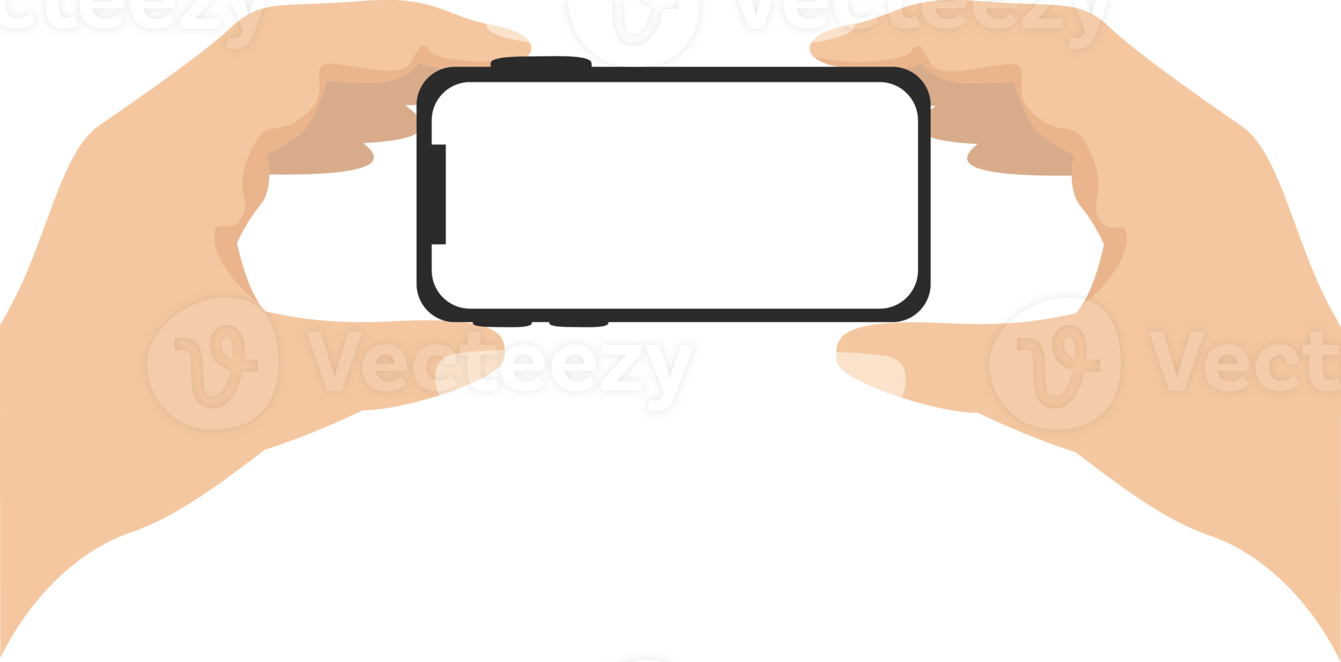 Hands holding a camera clipart png