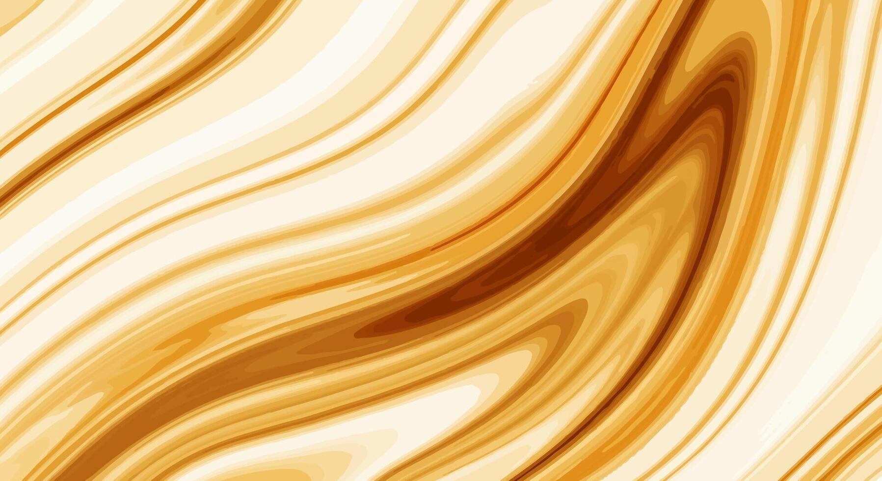 Luxurious Abstract Marble Pattern with Fluid Golden Swirls and Rich Yellow-Cream Veins on Glossy Diagonal Flow vector