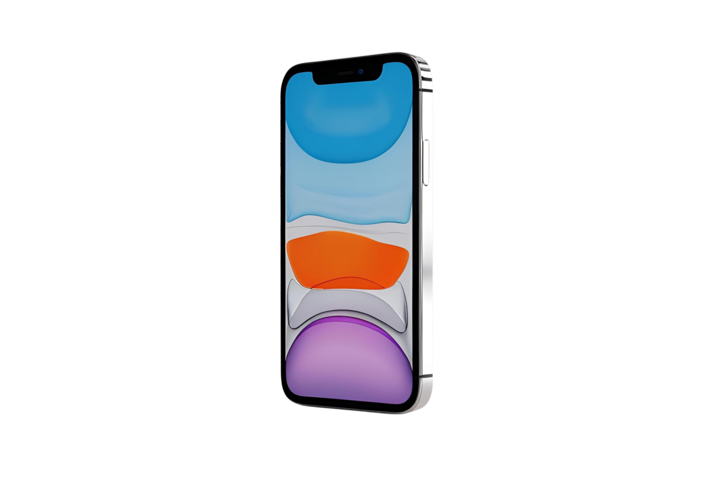 Smartphone mockup material designed for professional photo compositing use png