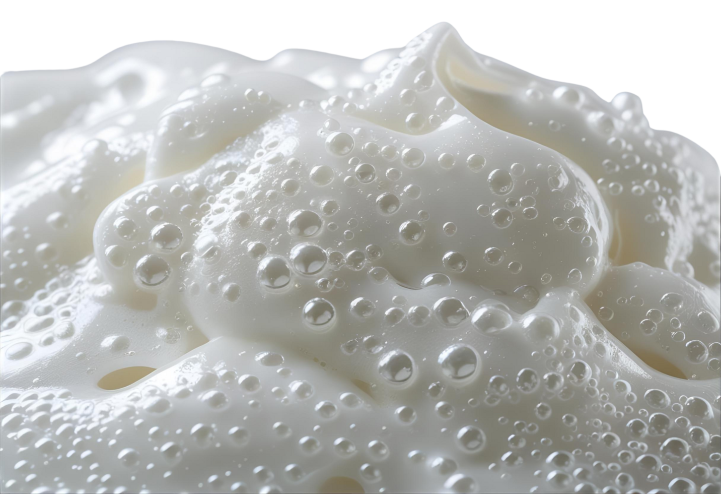 Soap foam texture or shampoo surface with bubbles isolated display png