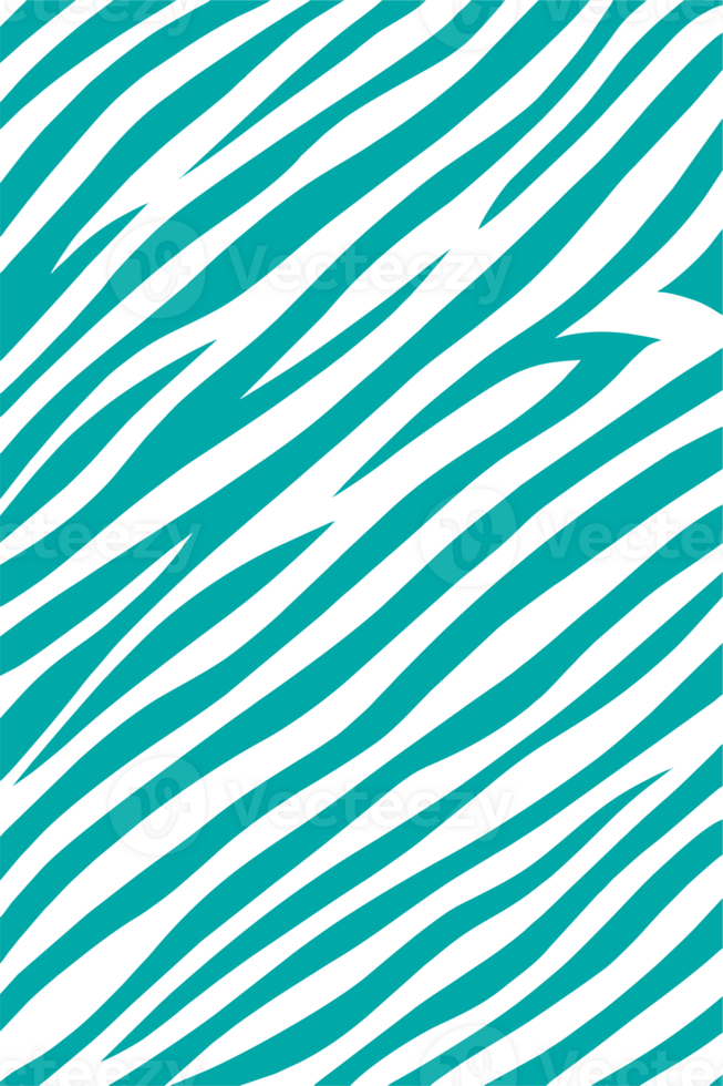 a zebra print background with white and blue stripes png