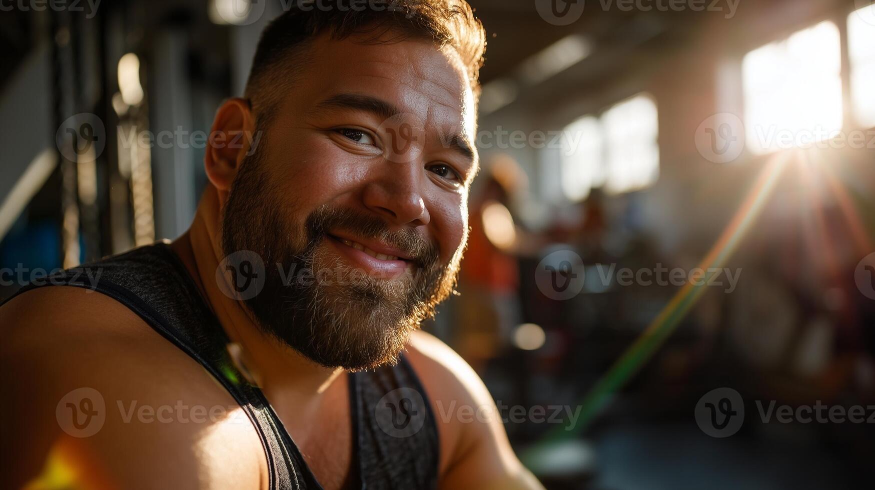 A man with a beard and a smile photo