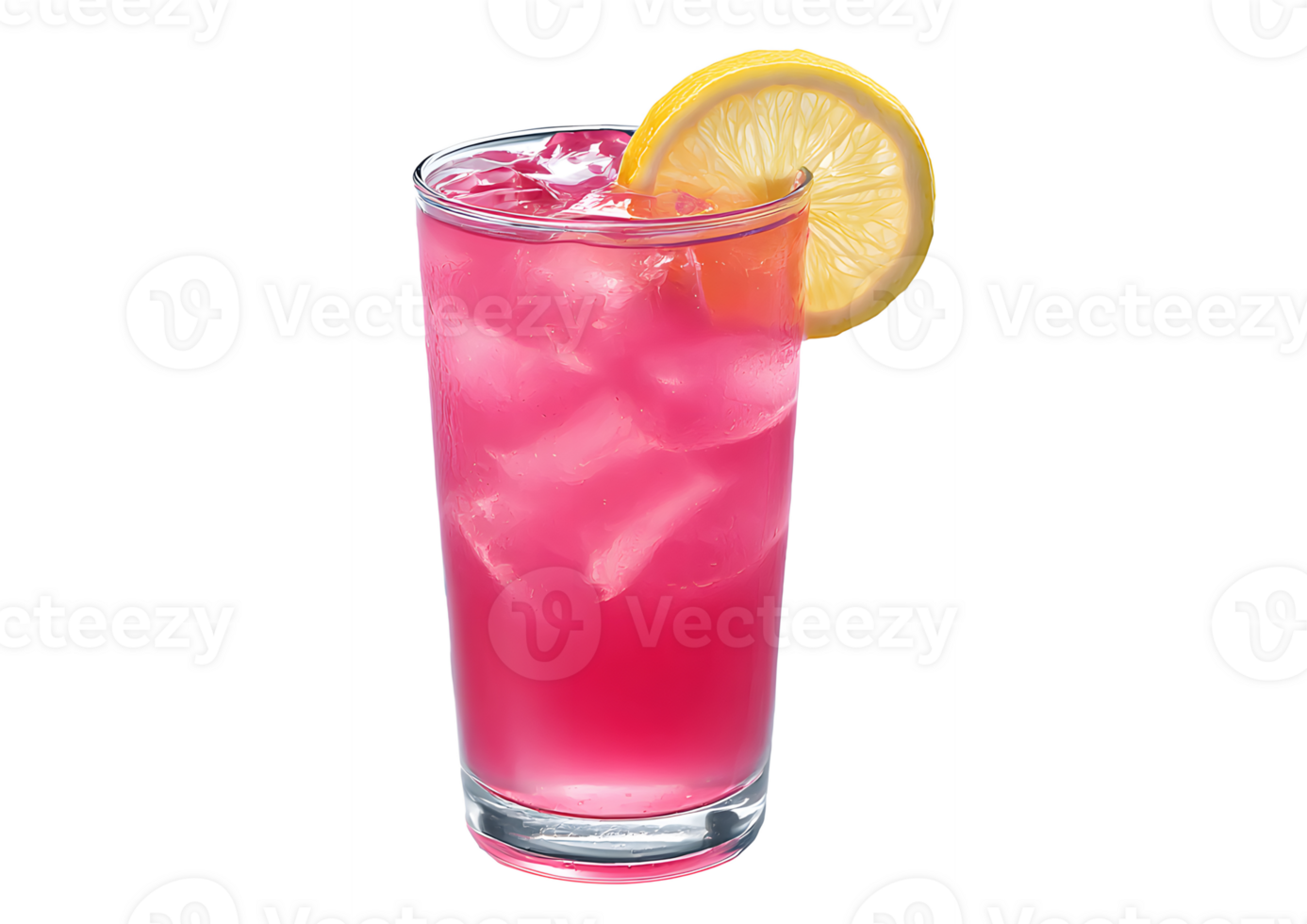 pink lemonade on a transparent background for summer designs. png