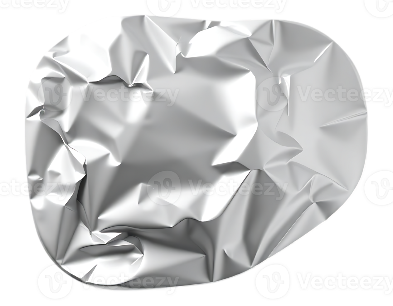 Crumpled Metallic Foil Texture png