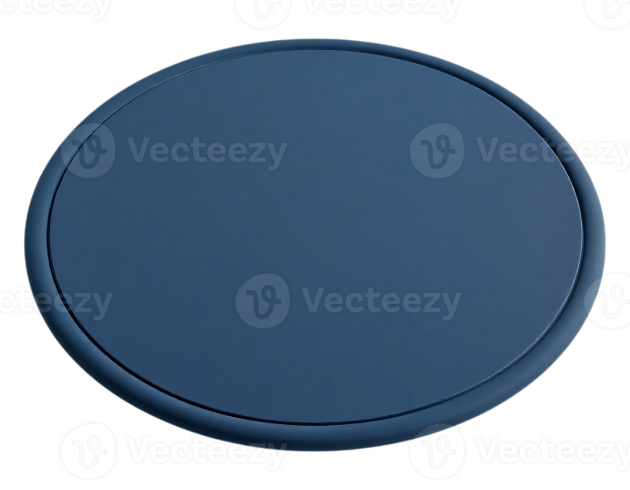 Blank Blue Oval Badge or Label png