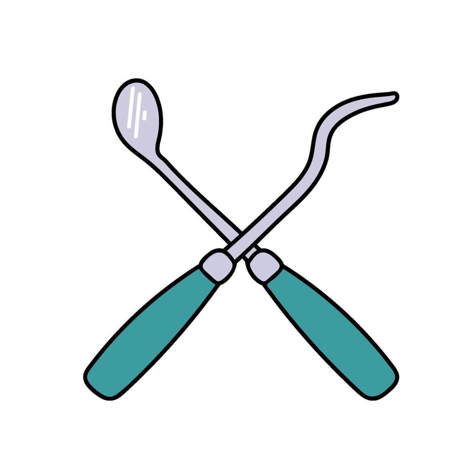 icon hand drawn color illustration vector